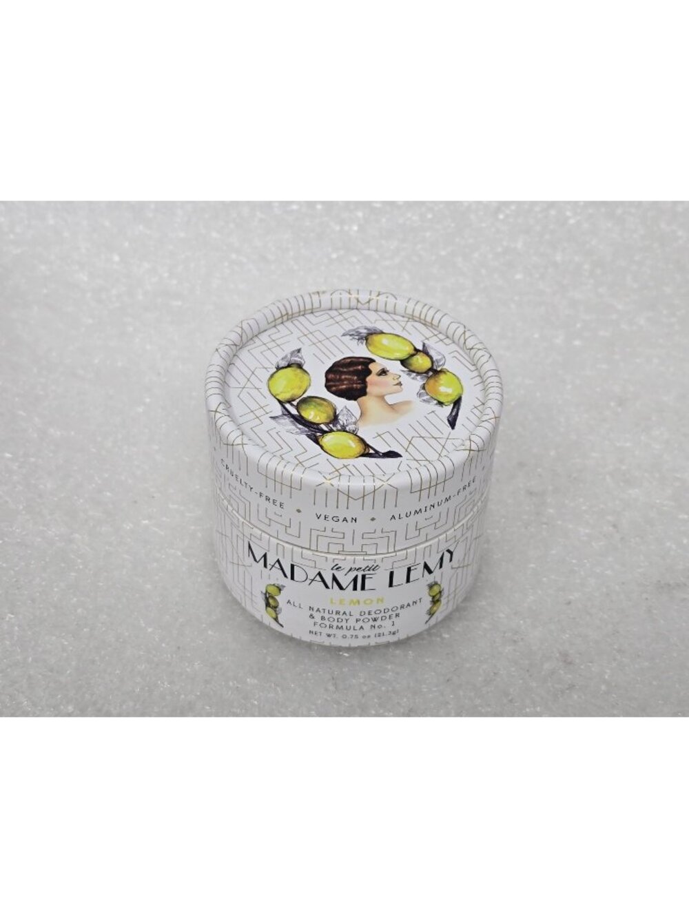 La Petite Madame Lemy Lemon All-Natural Vegan Deodorant & Body Powder Formula 1